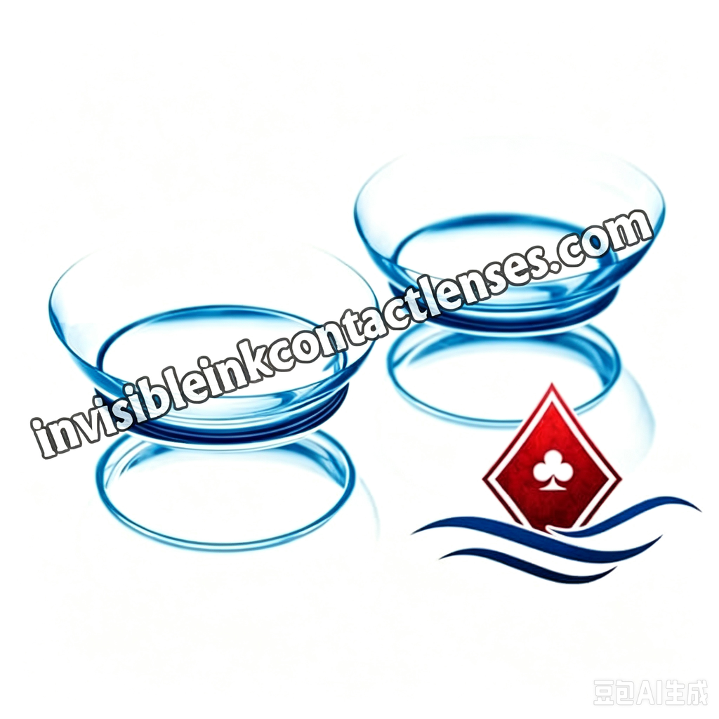 Lentes de contacto infrarrojas para tarjetas marcadas