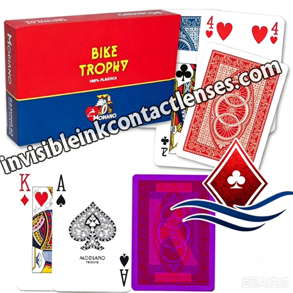 Carte da poker marcate Modiano Bike Trophy 4PIP
