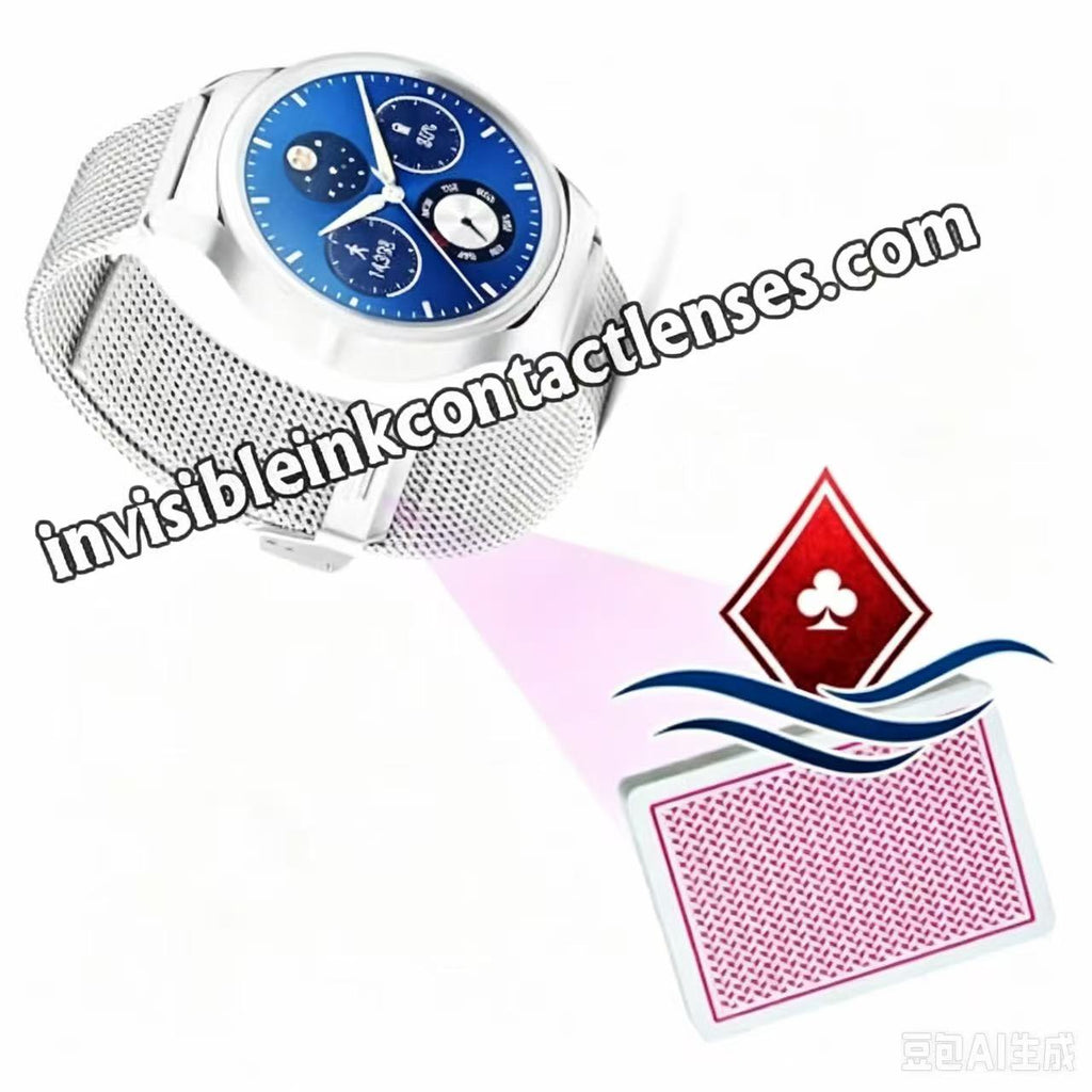 Nuovo orologio da polso Fotocamera per carte da gioco