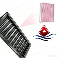 Scanner per carte da poker con vassoio per fiches da poker