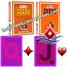 Carte segnate Modiano Texas Holdem con inchiostro invisibile