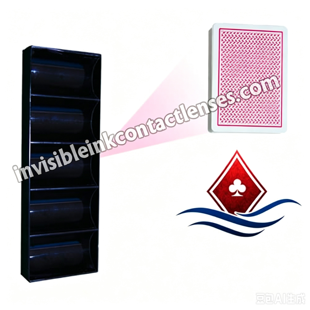 Scanner per carte da poker con vassoio per fiches da poker