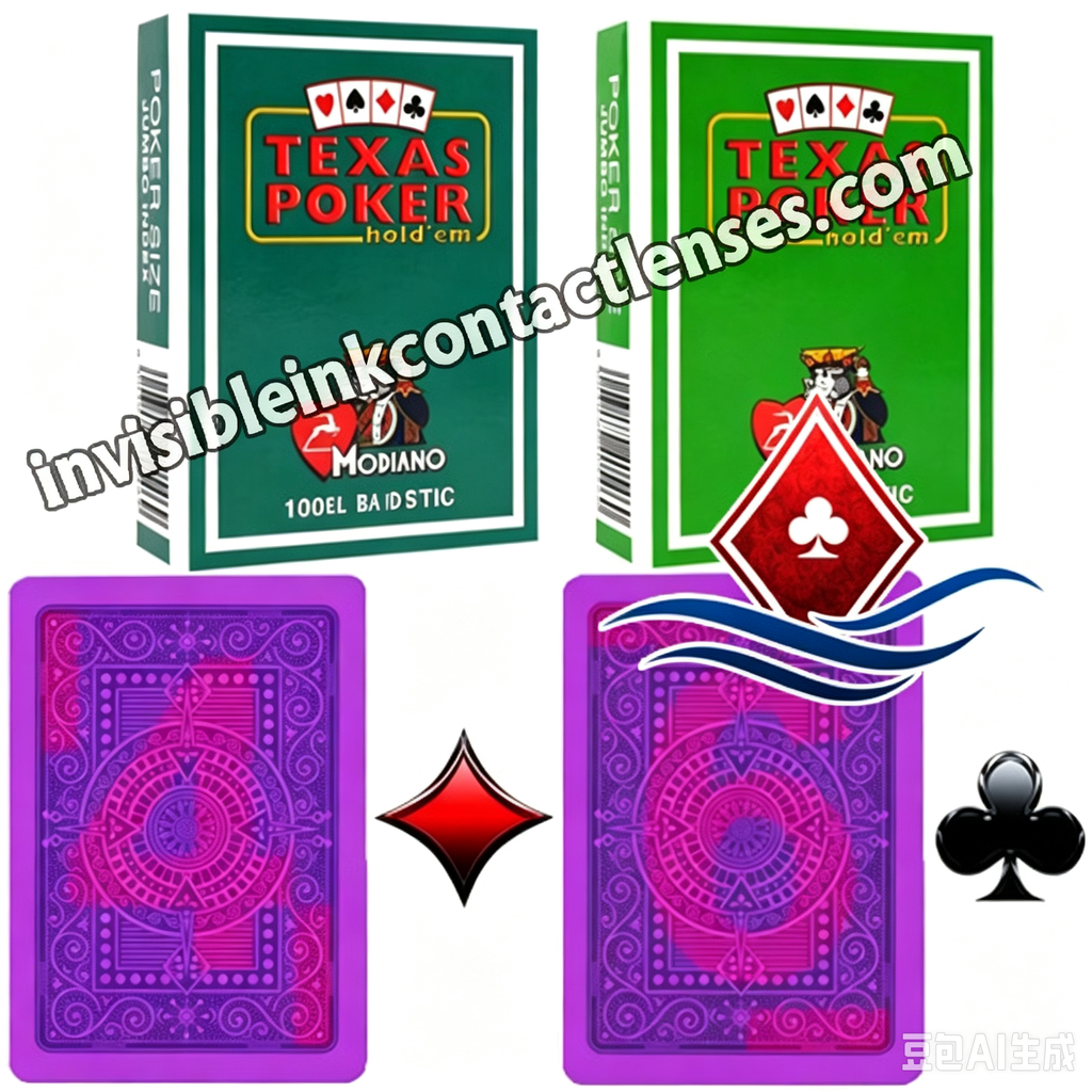 Carte segnate Modiano Texas Holdem con inchiostro invisibile