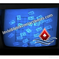 Tarjetas marcadas con tinta invisible infrarroja
