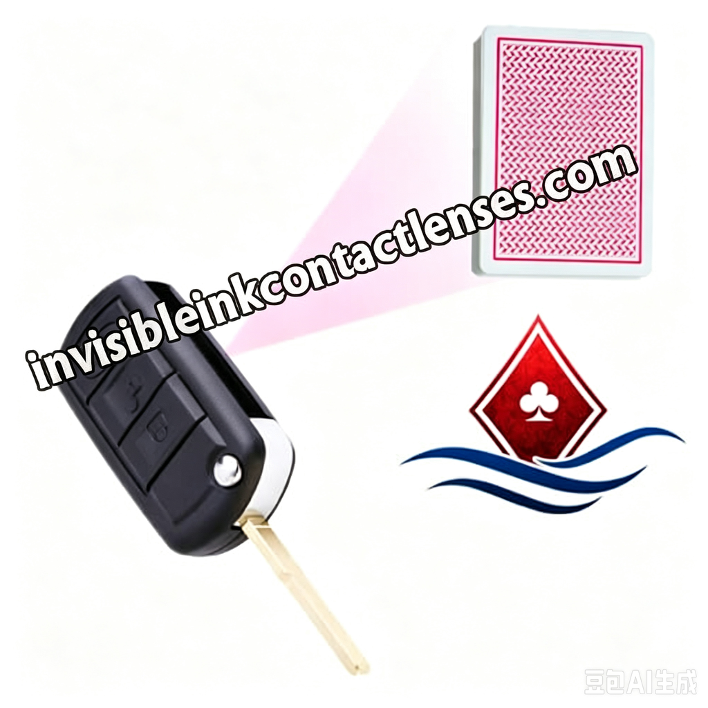 Telecamera per la scansione del poker con carte segnate con chiave dell'auto