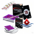 Carte da gioco contrassegnate JUEGO Texas Pro in plastica al 100%.
