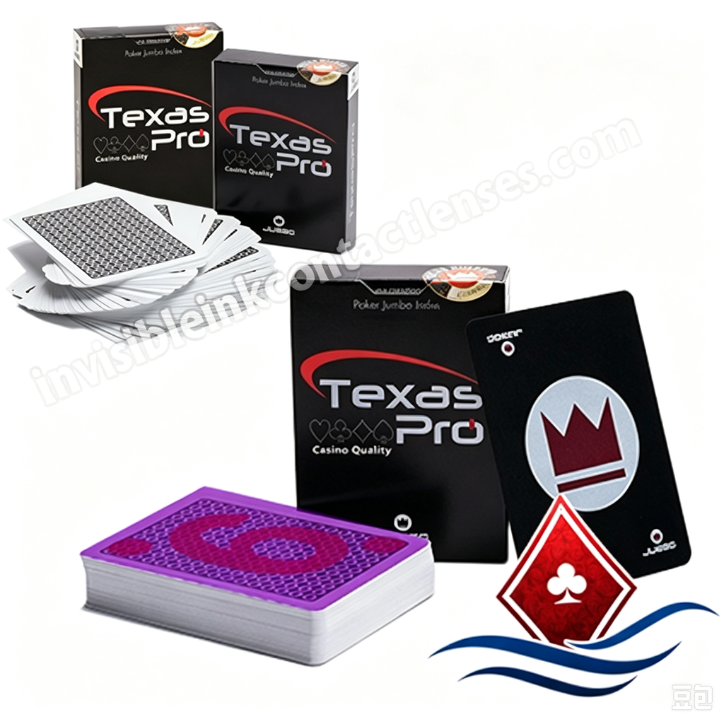 Naipes marcados JUEGO Texas Pro 100% plástico