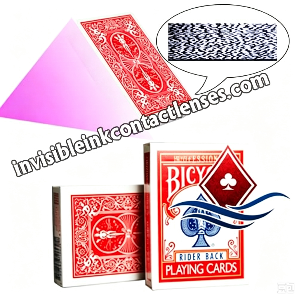 Carte da gioco in carta con inchiostro invisibile con codice a barre americano