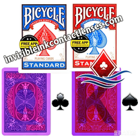 Carte contrassegnate con inchiostro invisibile con indice standard Bicycle
