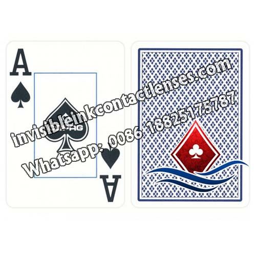 blue copag jumbo face marked deck of cards