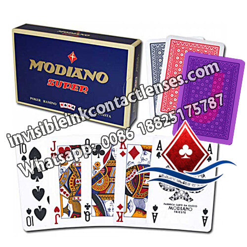 modiano super luminous ink marked cards