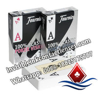 100% plastic fournier poker version luminous cards